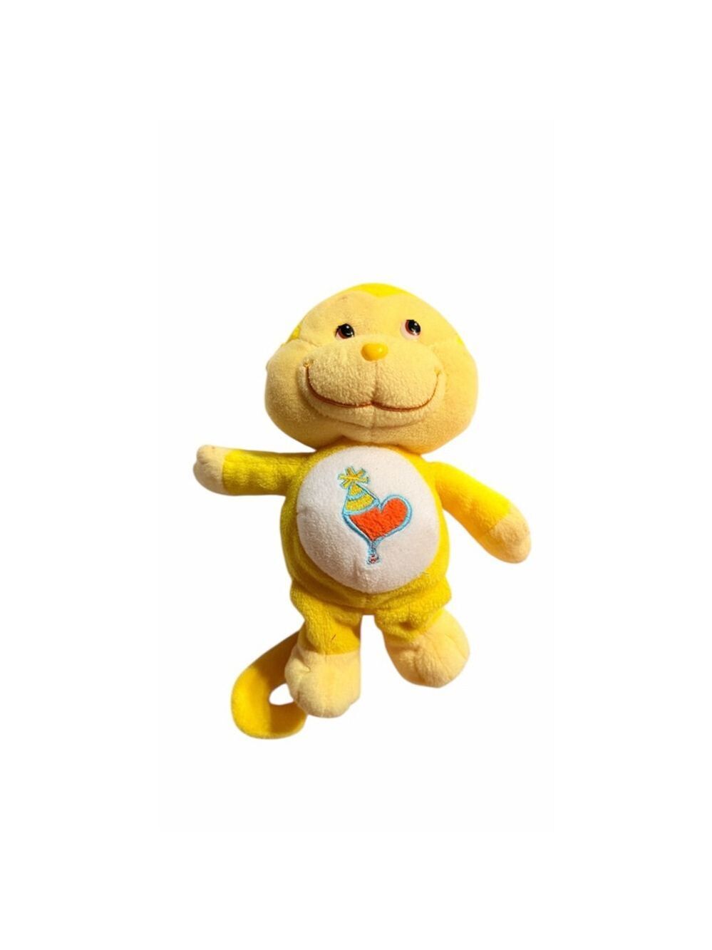 Care Bears Cousins Playful Heart Monkey Plush Yellow Vintage 2004 - Picture 7 of 11
